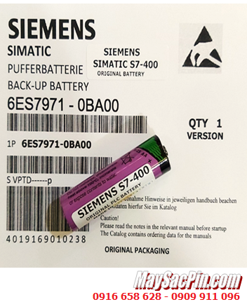 Siemens 6ES7971-0BA00; Pin PLC Siemens 6ES7971-0BA00 lithium 3.6v AA 2400mAh _Xuất xứ ISRAEL